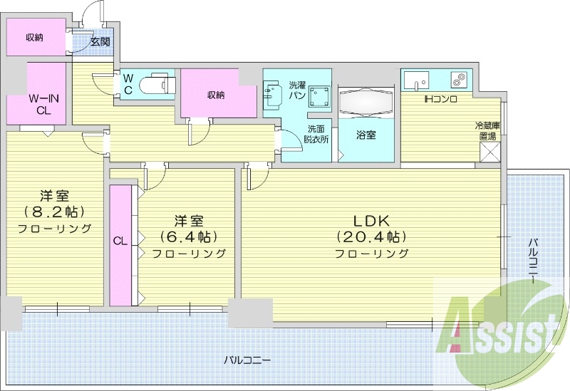 32階の間取り図