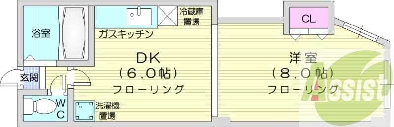4階の間取り図