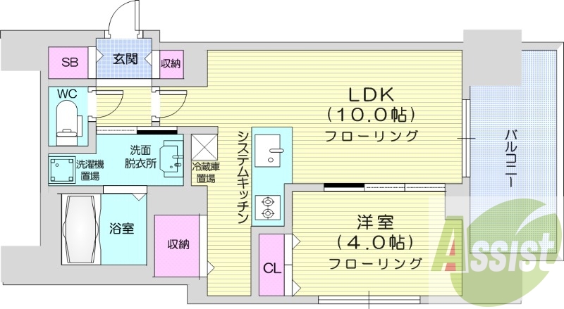 5階の間取り図