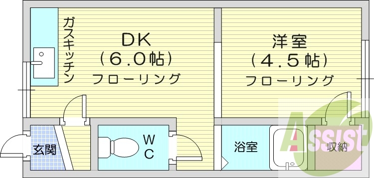 3階の間取り図