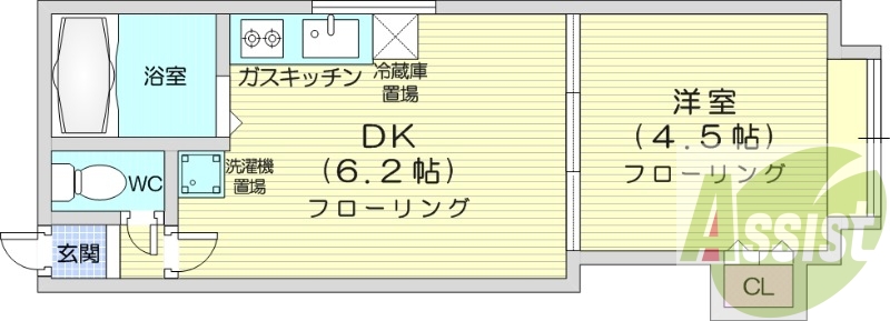2階の間取り図