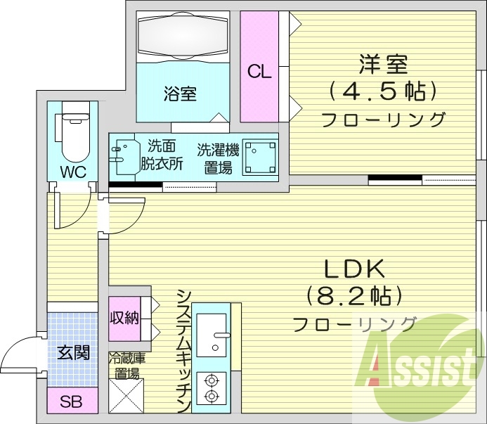 3階の間取り図