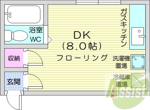 2階の間取り図