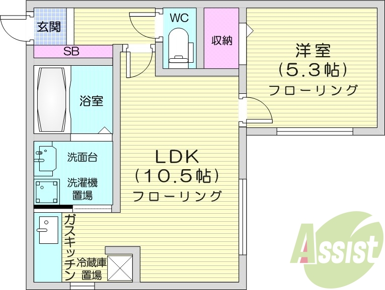 3階の間取り図