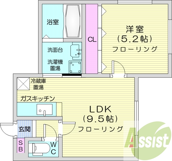 5階の間取り図