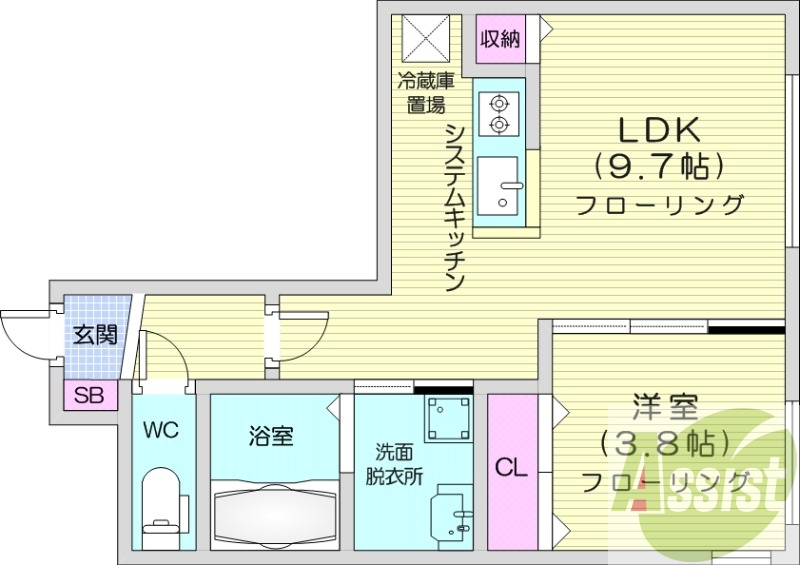 3階の間取り図