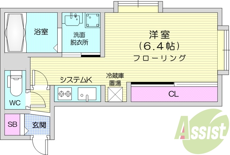 2階の間取り図