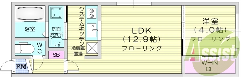 3階の間取り図