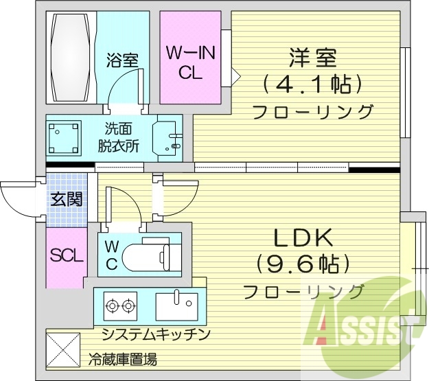 3階の間取り図