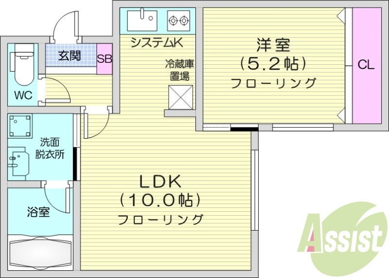 3階の間取り図