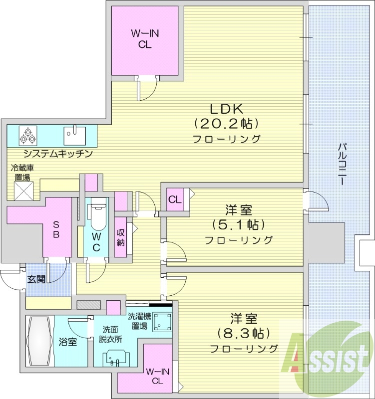 24階の間取り図