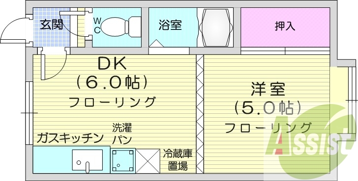 3階の間取り図