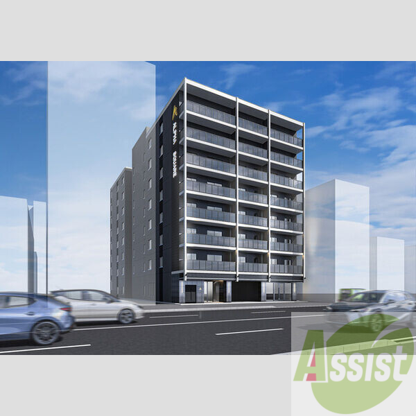 アルファスクエア南5条東の外観