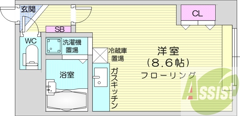 3階の間取り図