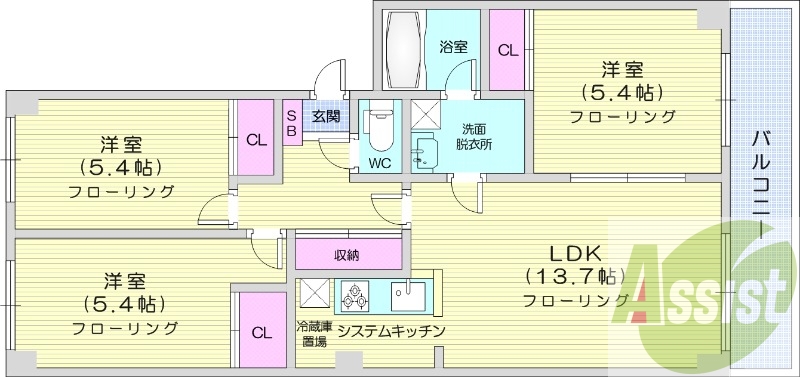 3LDK、灯油ボイラー、灯油暖房、IHコンロ