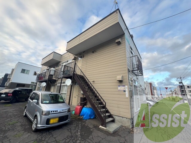 寿ハイツの外観