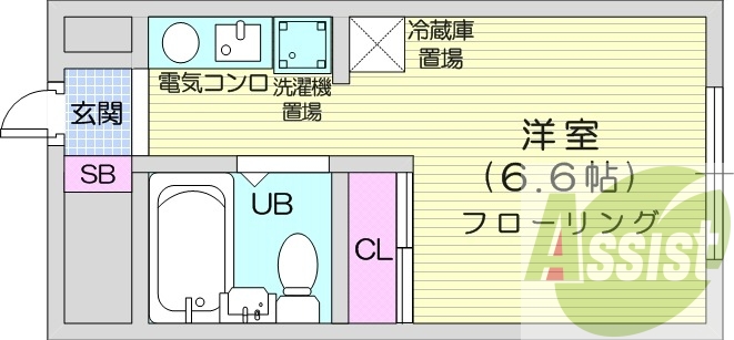 1R、オートロック、光ファイバー、防犯カメラ