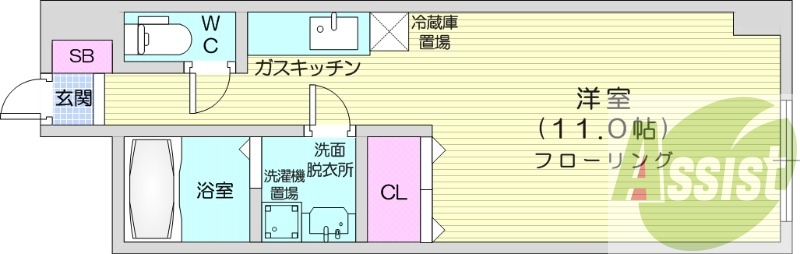 1R、光ファイバー、オートロック、エレベーター