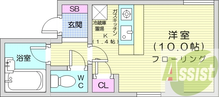5階の間取り図