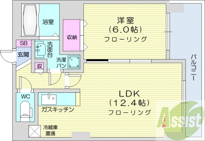 5階の間取り図