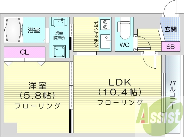 9階の間取り図