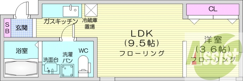 3階の間取り図