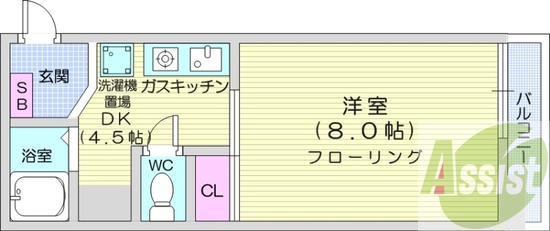7階の間取り図