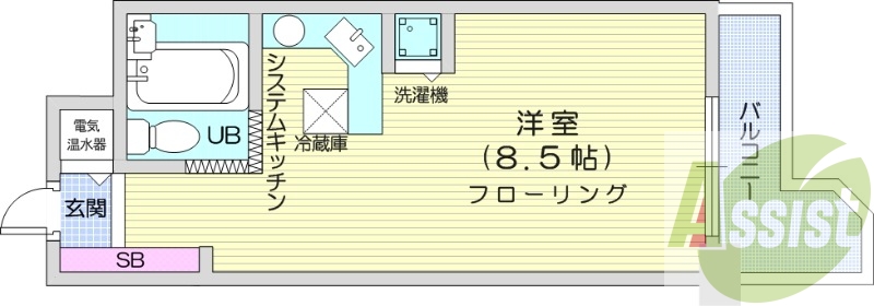 7階の間取り図