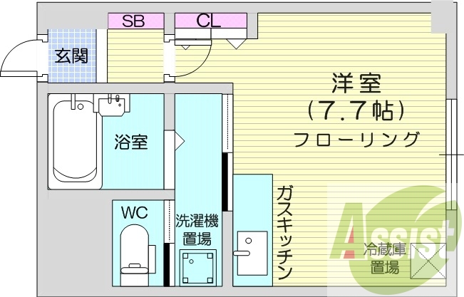 3階の間取り図