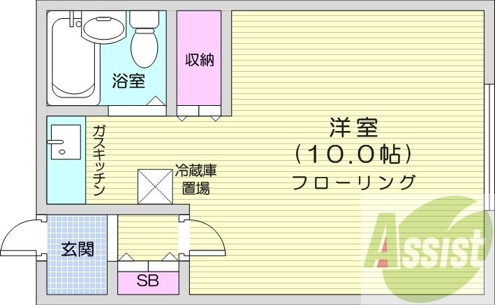 3階の間取り図