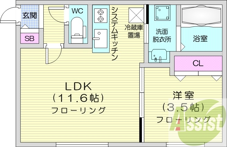 3階の間取り図