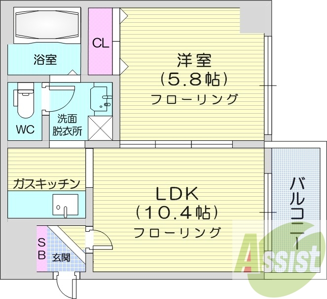 3階の間取り図