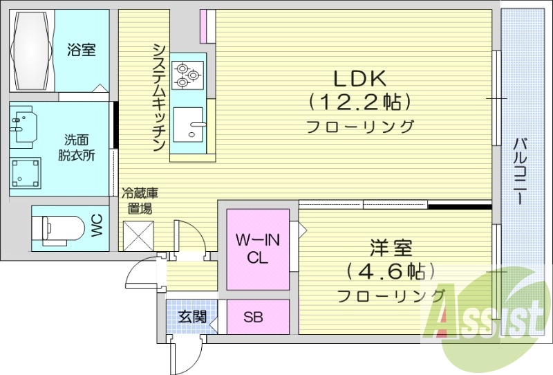 3階の間取り図
