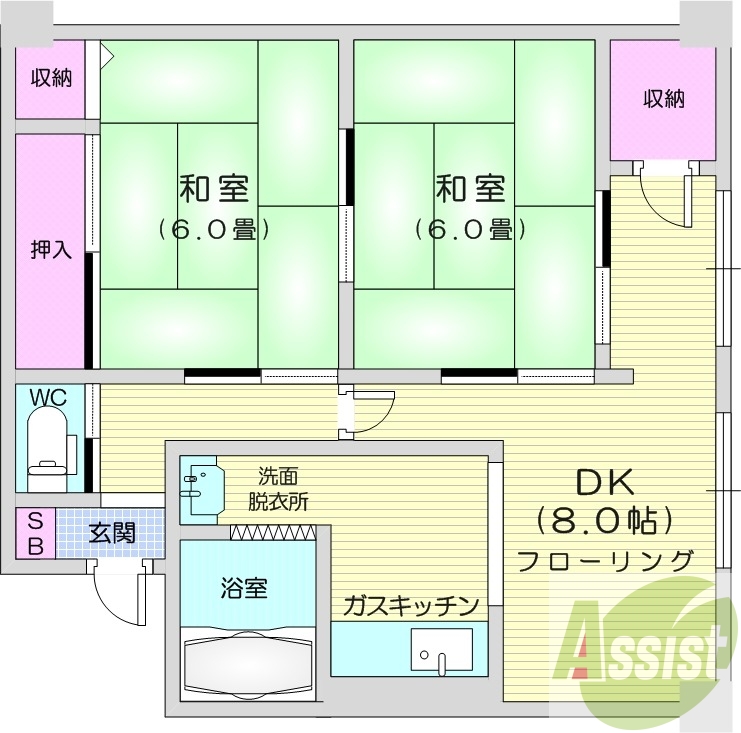9階の間取り図