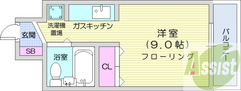 5階の間取り図