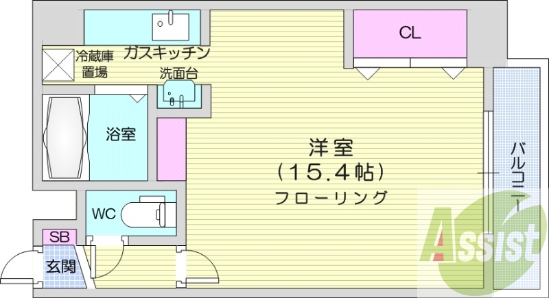7階の間取り図