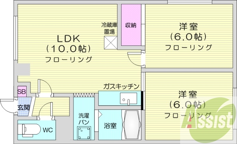 3階の間取り図
