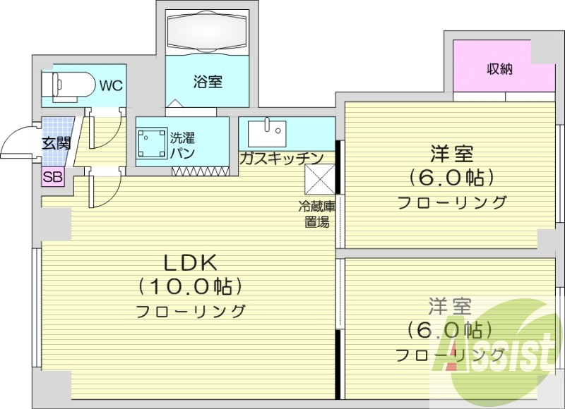 3階の間取り図