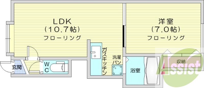 3階の間取り図