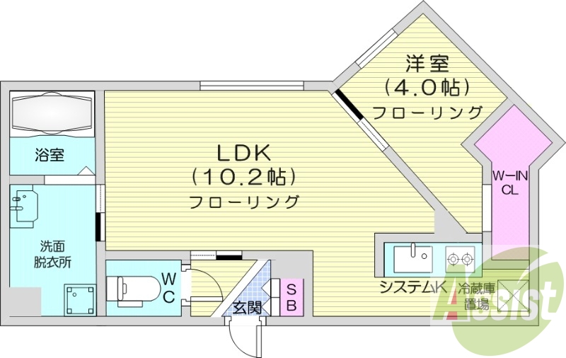 3階の間取り図