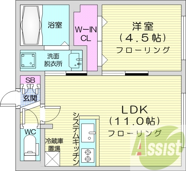 3階の間取り図