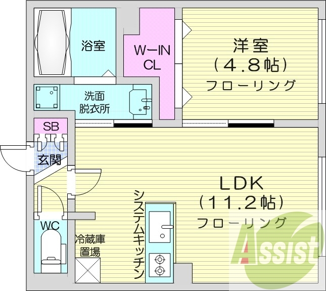 3階の間取り図