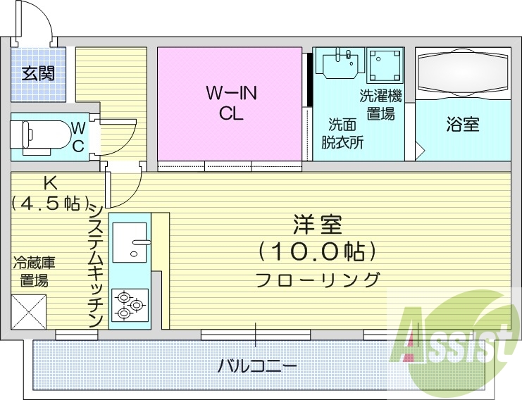 3階の間取り図
