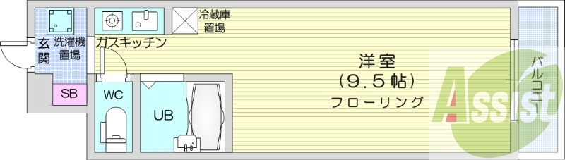 2階の間取り図