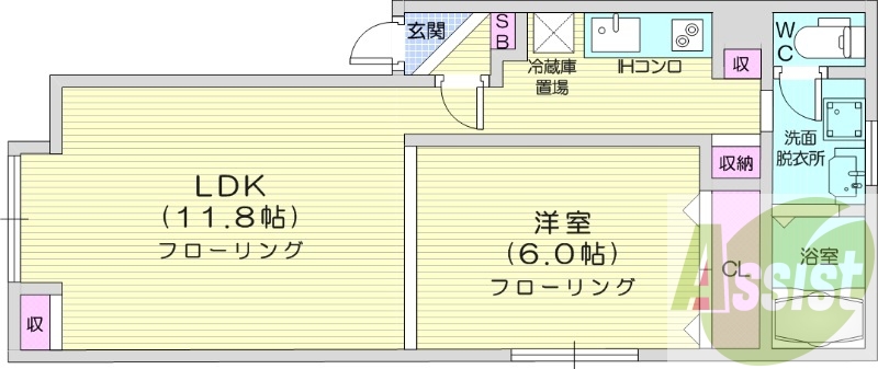 3階の間取り図