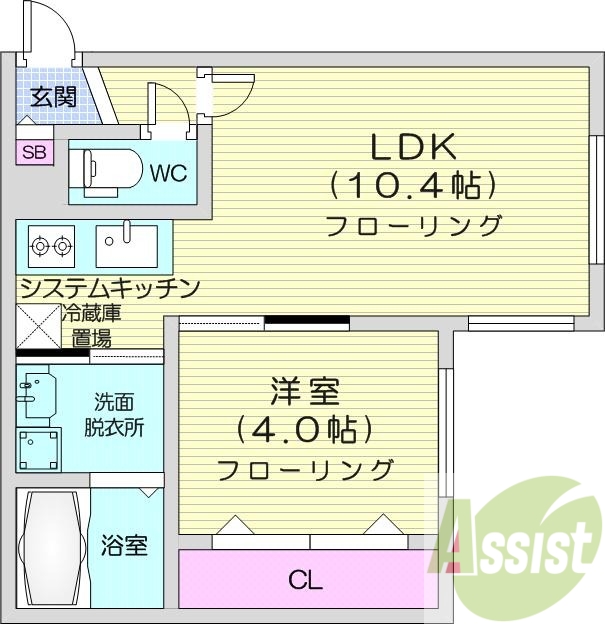 3階の間取り図