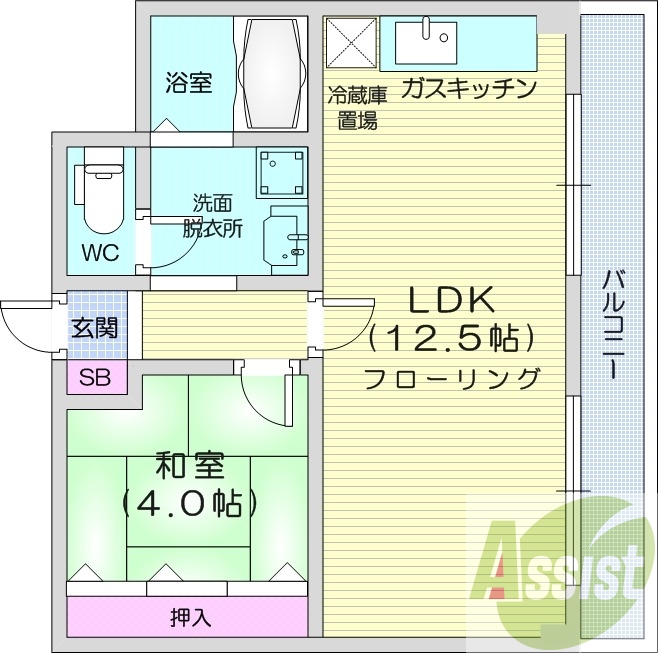 3階の間取り図