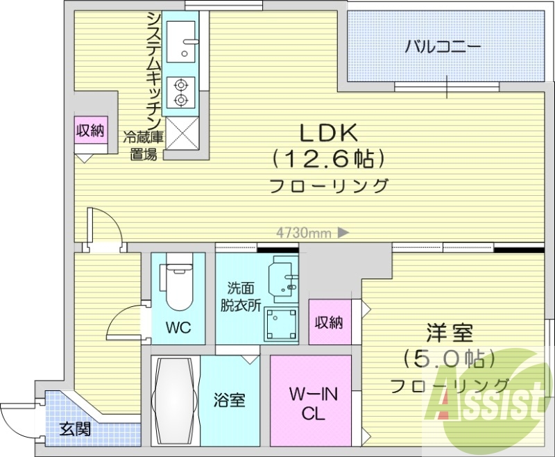 3階の間取り図