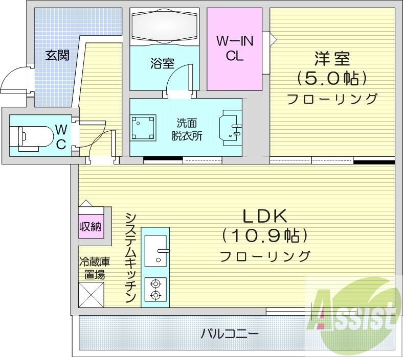 3階の間取り図