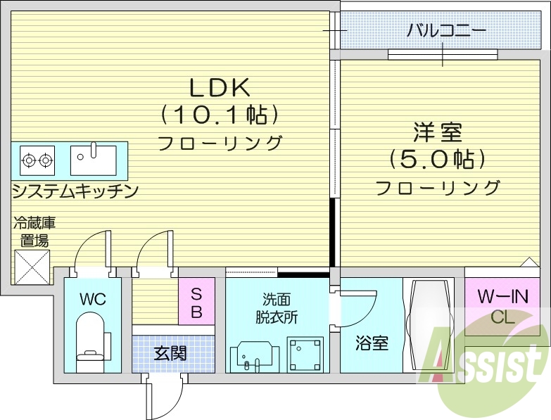 3階の間取り図